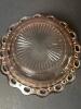 Pink Depression Glass Bowl With Open Lace Rim - 4