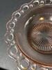 Pink Depression Glass Bowl With Open Lace Rim - 6