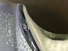Ruffled Art Glass Bowl with Embedded Silver Flakes and Floral Motifs - 3