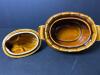 Small Brown Drip Glaze Fish Lid Ceramic Lidded Bowl - 5