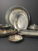 Silver-Plated Serving Trays and Bowls, Chippendale and Gorham