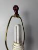 Blue and White Ceramic Table Lamp With Pastoral Motif - 5