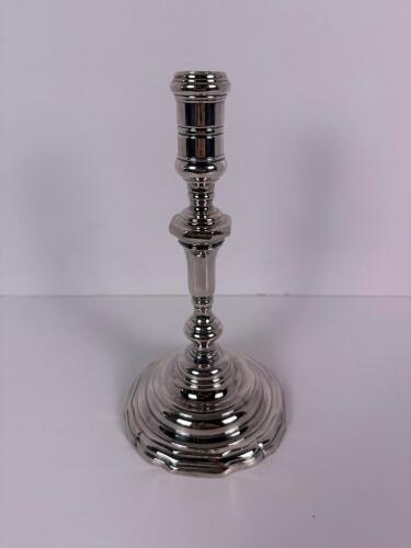 Silver-Plated Candlestick in Traditional Style