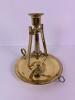 Brass Chamberstick-Style Candle Holder