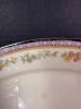 Porcelain Dinnerware Set, Floral and Geometric Border, Silver Trim - 2