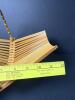 Mid-Century Modern Bamboo Folding Basket - 4