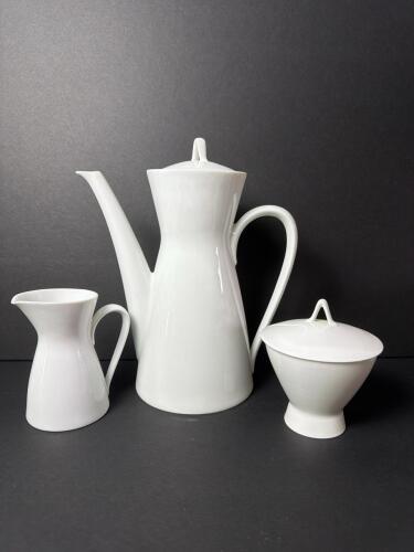 Rosenthal Germany Modernist White Porcelain Coffee Set