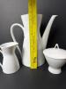 Rosenthal Germany Modernist White Porcelain Coffee Set - 8