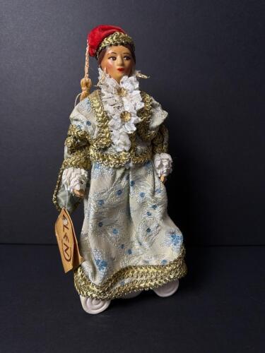 Porcelain Doll in Greek Traditional Costume by E. Sanida & Sons