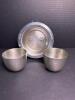 Steiff Pewter Jefferson Cups and Bon Bon Bowl
