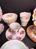 Assorted English Bone China Teacups, Saucers and Plates - 15