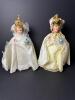 Pair of Infant of Prague-Style Religious Figures with Crowns