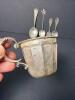 Sterling Silver Baby Cup with Four Assorted Baby Spoons and Fork - 2