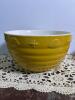 Stonewall Kitchen Yellow Embossed Mixing Bowls - 2