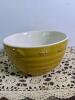 Stonewall Kitchen Yellow Embossed Mixing Bowls - 7