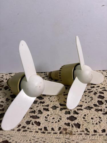 Pair of Chadwick-Miller Inc. Bulb Socket Fan Attachments