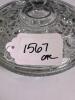 Pressed Glass Covered Candy Dish in Early American Pattern - 7
