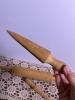 Butcher Block Cutting Board, Rolling Pin and Pestals - 6