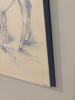 11x16 Art Print Horse at Post - 4