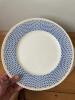 Fondeville Ambassador Ware Blue Basketweave Pattern Plates - 3