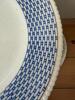 Fondeville Ambassador Ware Blue Basketweave Pattern Plates - 4