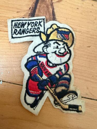 Vintage New York Rangers Embroidered Hockey Patch