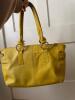 Cleo & Patek Yellow Leather Satchel Bag - 4