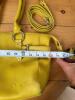 Cleo & Patek Yellow Leather Satchel Bag - 8