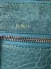 Botkier Blue Leather Crossbody Bag with Chain Strap - 3