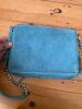 Botkier Blue Leather Crossbody Bag with Chain Strap - 6