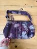 Nine West Purple Floral Pattern Shoulder Bag