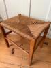 Rush Seat Wooden Stool - 2