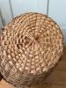 Handwoven Basket with Bentwood Handle - 5
