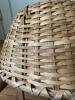 Handwoven Basket with Bentwood Handle - 7