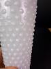 Milk Glass Hobnail Vase with Scalloped Rim - 3