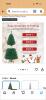 Artificial 5 Ft Christmas Tree with Foldable Metal Stand - 3