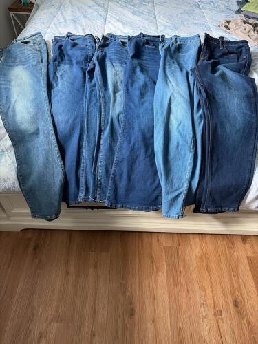 Assorted Women's Blue Jeans, Nova Blue and Time and Tru