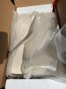 Brand New Adrien Saddle Counter Stool Oak Brushed Finish Natural Fabric - 4
