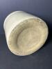 Small Stoneware Crock, Brown Interior, Salt-Glazed Style - 5