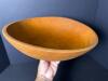 Large Rustic Hand-Turned Wooden Bowl