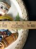 Ceramic Wall Plaque with Children Sledding by B. Lewis - 3