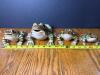 Ceramic Frog Figurines Naturalistic-Style - 2