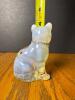 Fenton Hand Painted Opalescent Glass Cat Figurine - 3