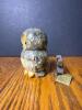 Stone and Metal Owl Figurines, Rock Creek Metal Craft - 2