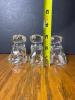 Glass Dog Figurines in Sitting Pose - 3