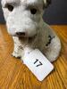 Vintage Chalkware Terrier Dog Figurine in Early 20th Century Style - 5