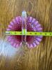 Pink Opalescent Hobnail Art Glass Basket With Clear Handle - 3