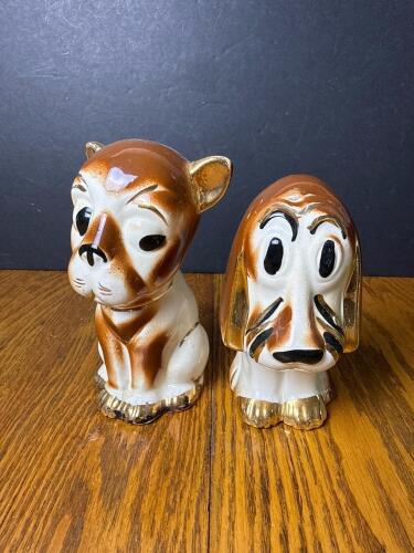 Pair of Vintage-Style Ceramic Dog Figurines