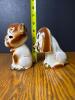 Pair of Vintage-Style Ceramic Dog Figurines - 2