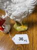 Porcelain Chicken Figurines in the Manner of Vinton and Japan - 10